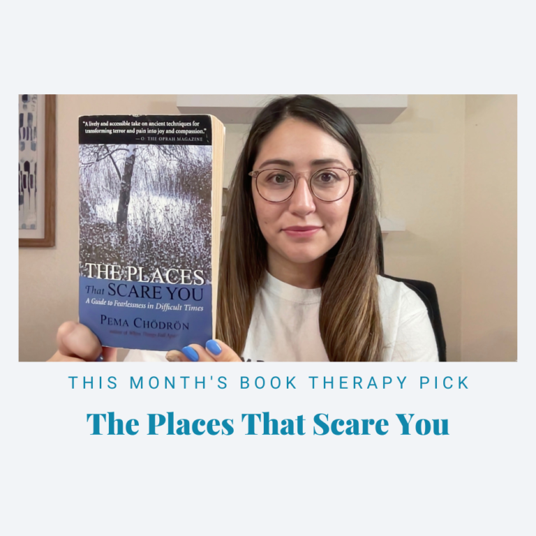 This month's book therapy pick The Places That Scare You