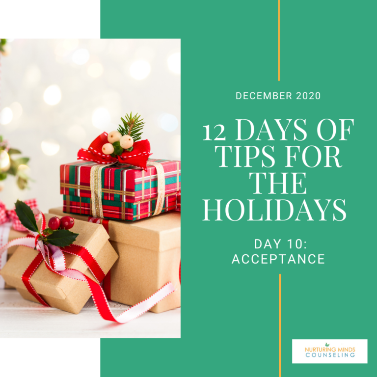 Holiday Self-Care Series: Day 10