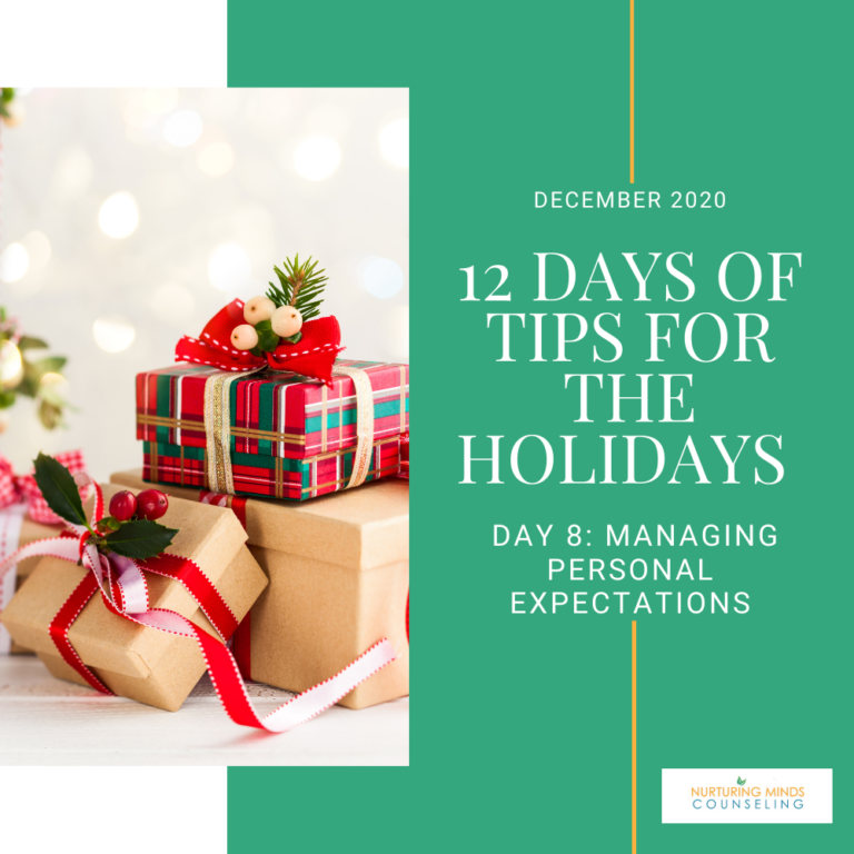Holiday Self-Care Series: Day 8